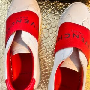 Givenchy Red and White Casual Shoes